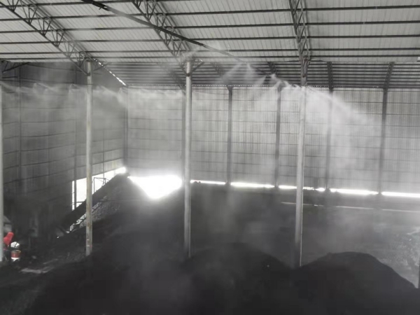 煤場為什么要用噴霧除塵系統